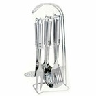 6PC STAINLESS STEEL KITCHEN TOOL FORK LADLE SPOON SET UTENSILS COOKING GADGET 