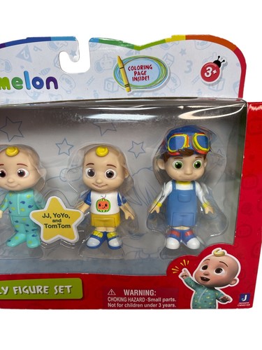 Cocomelon Limited Edition Family Figure Set Of 4 Jazware JJ, TomTom, YoYo NEW - Picture 4 of 7