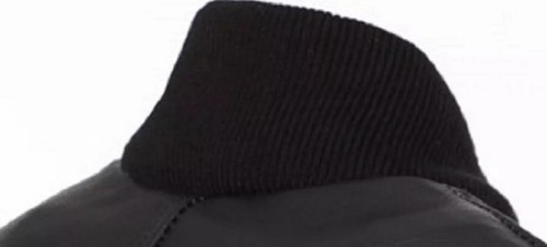 Varsity Original BLACK Real Leather Jacket - Picture 10 of 12