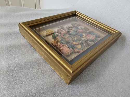 Arte enmarcado 3D Arte Adorable ""Para muchos cocineros estropean el caldo"" Marco de Madera Vintage 10x8 - Imagen 7 de 9