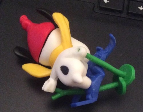 KINDER SURPRISE SNOOPY TOY - skiing. K00 n.54 - Picture 3 of 4