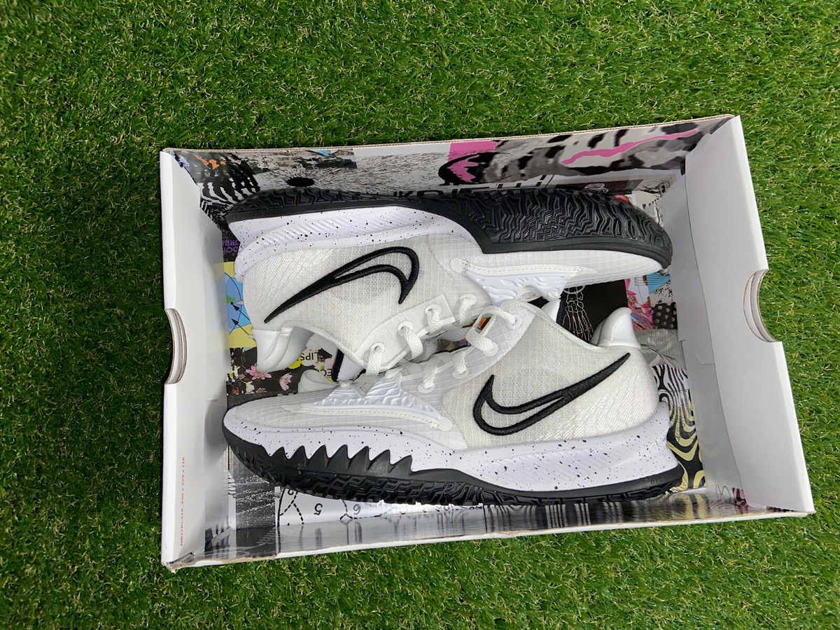 Nike Kyrie 4 Low TB Promo Wolf Grey Black Basketball Shoes DM5041-100 Men\'s Kyrie Low 4 TB  main image 3