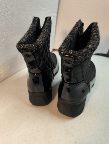 Khombu Megan Boots Women's 6M Black Wedge - Picture 3 of 10