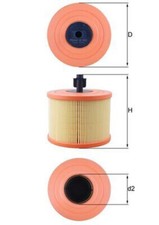 Luftfilter Filtereinsatz MAHLE für BMW 3 Coupe (E92)