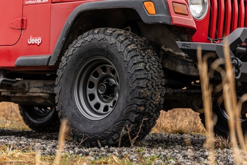 Rough Country Gray Steel Wheel | 17x9 | 6x5.5 | 4.25 Bore | -12 - RC51-7655G - Picture 8 of 8