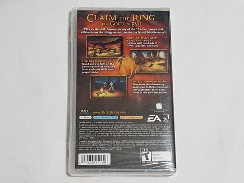 NEW The Lord of the Rings Tactics Sony PSP Game SEALED (Read) LOTR US NTSC - Picture 2 of 5