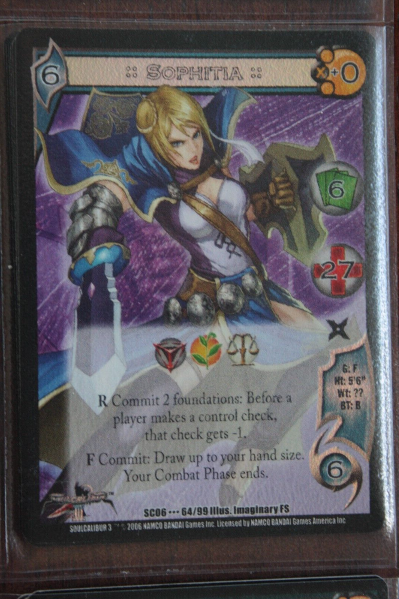 Universal Fighting System Soul Calibur III ****Sophita**** Set
