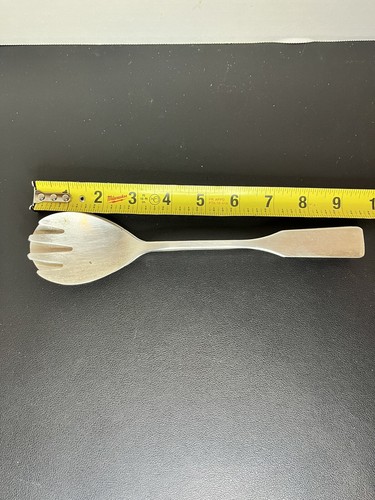 MK ZN4 Vintage Silver Plated Salad/serving Fork & Spoon Set Some Wear - Picture 13 of 14