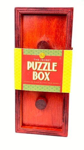 New THE SECRET PUZZLE BOX Wooden Mystery Box - Picture 2 of 10