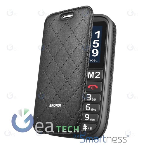 BRONDI STILOSO TELEFONO CELLULARE SENIOR DUALSIM CONTROLLO REMOTO | NERO - Foto 2 di 3