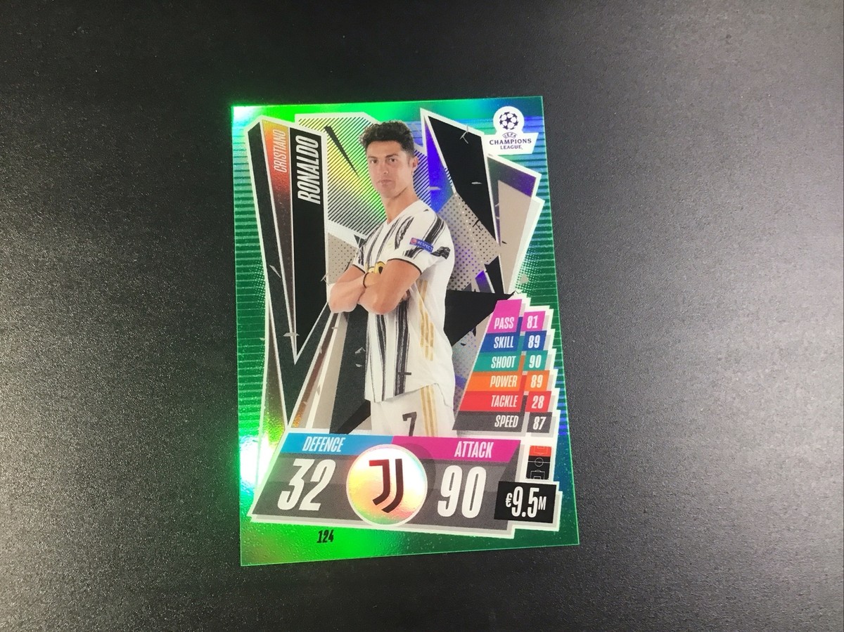 2020-21 Topps Chrome Match Attax UCL Green Refractor /99 Cristiano