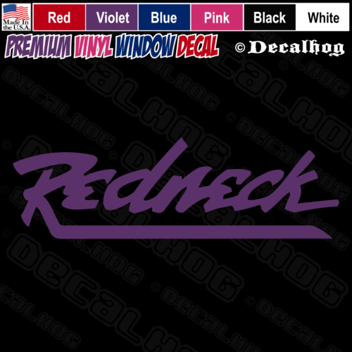 Redneck Red Neck Country Car Truck Window Laptop Vinyl Decal Sticker. - Foto 5 di 7
