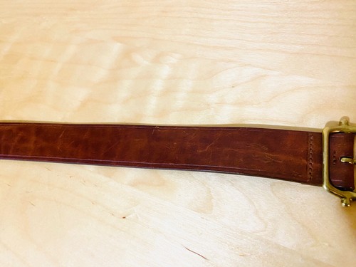 Ralph Lauren Vegetable Tanned Italian Saddle Belt Size S Made In Italy - Picture 11 of 13