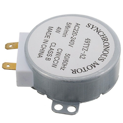Microwave Oven Synchronous Motor 49TYZ-A2 AC 220-240V CW/CCW 4W 5/6 RPM Jf