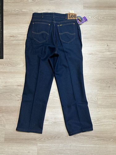 Vintage Women's 34 LEE Rider Straight Leg Denim Jeans NWT Union Made in USA - Picture 2 of 12