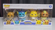 Funko Pop Pokemon Eevee Vaporeon Jolteon Flareon Eeveelutions 4 Pack 2022 - NEW