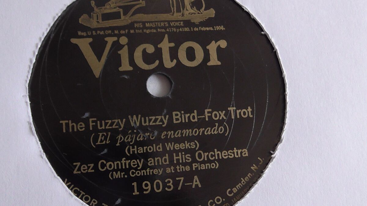 Zez Confrey - 78rpm single 10-inch – Victor #19037 The Fuzzy