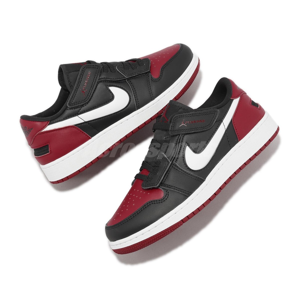 Nike Air Jordan 1 Low FlyEase GS AJ1 Alternate Bred Toe Kids Youth DN4639-066
