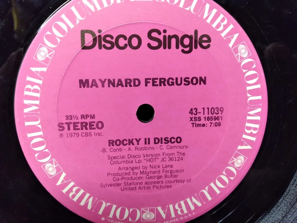 Maynard Ferguson Rocky II Disco / Gabriel vinyl 12 in record 43-11039 1979 Foto 4 de 4