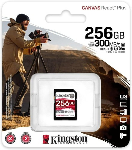Durable 256GB SD Card with UHS-II 300MB/s for Rapid Photo and Video Shooting - Zdjęcie 4 z 4