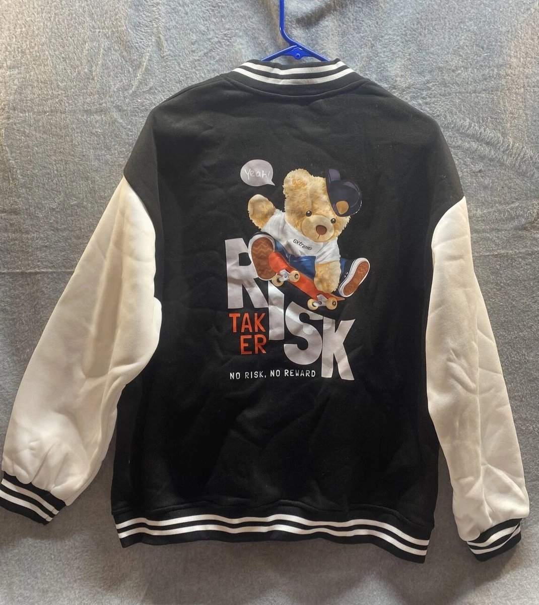Coat with bear logo sale