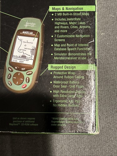 Magellan Meridian Series Handheld Portable GPS Receiver - Picture 3 of 3