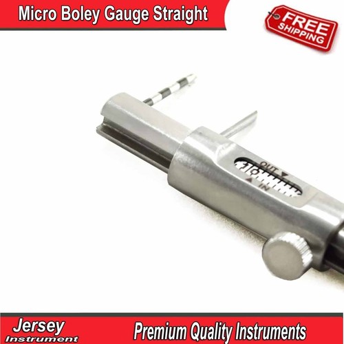 Micro Boley Dental Medidor Recto Dientes Medición Espesor Herramientas de Ortodoncia CE - Imagen 4 de 4