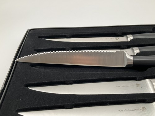 6x AMC TITANMESSER cuchillo de tomate verduras juego de cuchillos para carne, 6 piezas alta calidad - Imagen 6 de 6