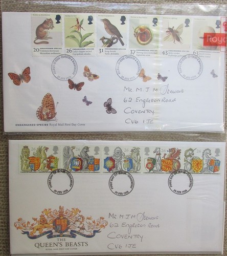 GB Stamps 7 Commemorative & 2 Prestige Book Panes First Day Covers from 1998 - Picture 2 of 5