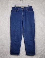 Vtg Sz 16 LL Bean Flannel Lined Double L Relaxed Fit Jeans High Rise Classic