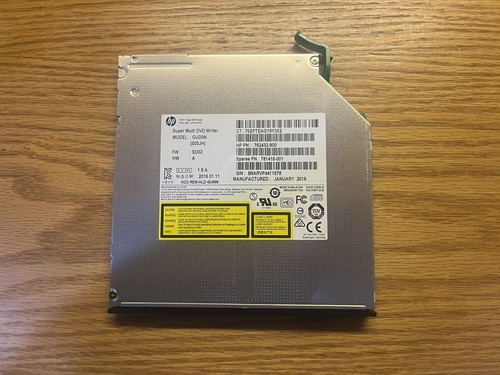 HP Z240 Z440 ProDesk 400/600/800 G2/G3/G4 Slim CD/DVD±RW Drive 762432-800 M-Disc - Afbeelding 2 van 5