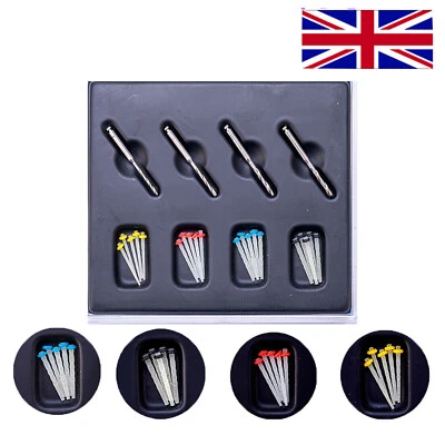 Dental Fiber Post Easyinsmile Quartz Glass Screw Endo Post Core 4 Drills UK