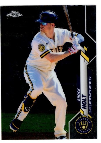 2020 Topps Chrome Update Baseball #U45 Brock Holt - UNLIMITED SHIPPING FOR $4.00 - Picture 1 of 2