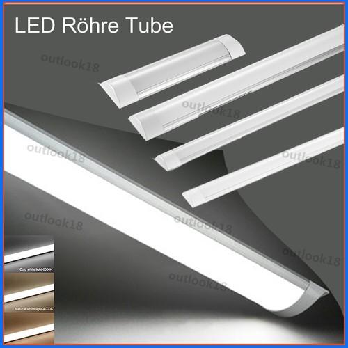 Lámpara LED para habitación húmeda lámpara de bañera lámpara de techo 30/60/90/120 cm tubo de taller - Imagen 2 de 36