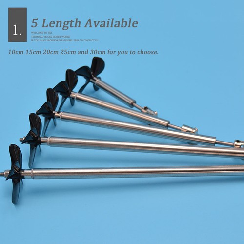 Model Boat Stainless steel 4mm Ship Shaft Drive Shaft 4 Blades Propeller D50mm - Picture 3 of 9