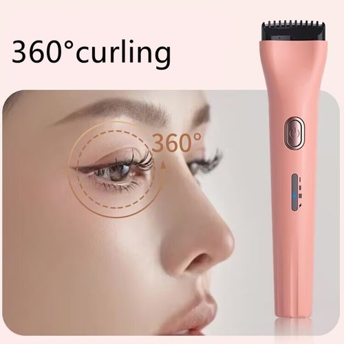 eyelash curler heated+lash brush Eyelash parting Curling eyelashes Comb eyebrows - Imagen 2 de 7