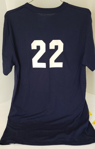 Atlanta Braves Polo Men's Large Navy Blue MLB Majestic Short Sleeve Wicking #22 - Picture 5 of 6