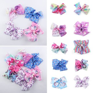 New-JOJO-Bows-Hairpin-Large-Unicorn-Bowknot-Headwear-8-Inch-Baby-Hair-Barrette