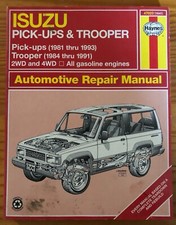 Haynes Repair Manual (1641)  Isuzu Pick-ups 1981-1993 and Trooper 1984-1991 Vj03