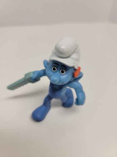 Modellino PVC giocattolo Happy Meal McDonald's Peyo Puffo Handy 2011 - Foto 10 di 10