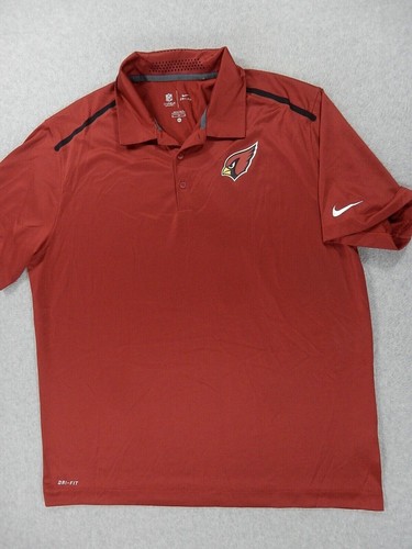 Arizona Cardinals NFL On Field Sideline Coaches Polo Shirt (Men's XL) Red - Bild 1 von 9