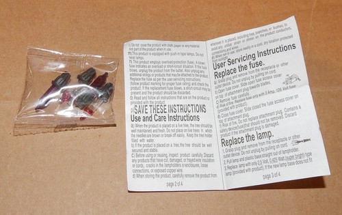 150 lila Mini Lichter schwarzer Draht 32 Fuß Schnur 2 1/2" Glühbirne Platz In/Outdoor 90F - Bild 5 von 6