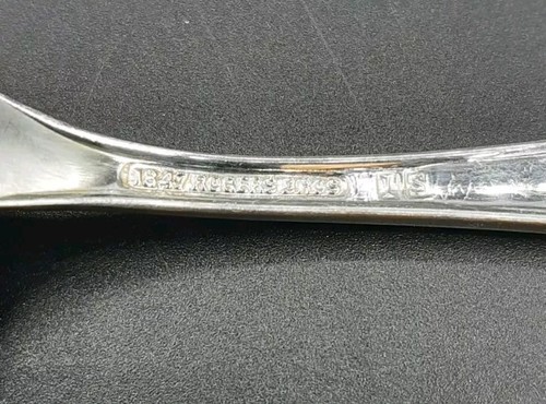 Grand Heritage Set of 6 Teaspoons Spoons 1847 Rogers Vtg Silverplate Flatware - Picture 5 of 5