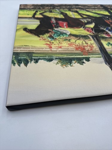 Keeneland Horse Racing Lexington Kentucky Canvas Print On Mount 24" x 16" Beauty - Picture 11 of 23