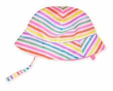 Wonder Nation Toddler Girls Reversible Sunhat One Size Pink Stripes PKBLT