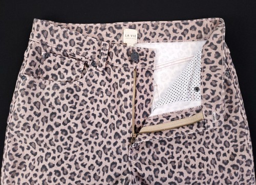 Rebecca Taylor Damen 29 La Vie Ozelot Ines Gepardenmuster Jeans Mehrfarbig Neu mit Etikett - Bild 5 von 15