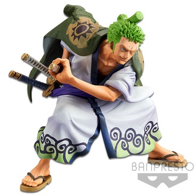 Figure Anime One Piece King Of Artist Wanokuni Roronoa Zoro Gift For Kids Ebay