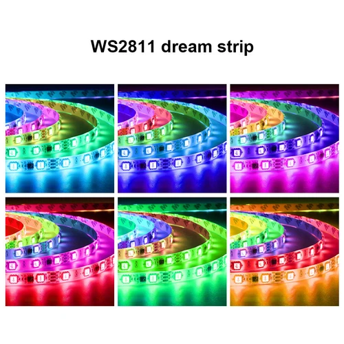 WS2811 IC LED Streifen Stripe WS2812B 12V Adressierbar 5050 RGB Platine Neopixel