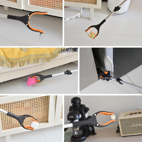 43" Extra Long Grabber Tool, Foldable Grabbers for Elderly Grab It Reaching Tool - Picture 6 of 12