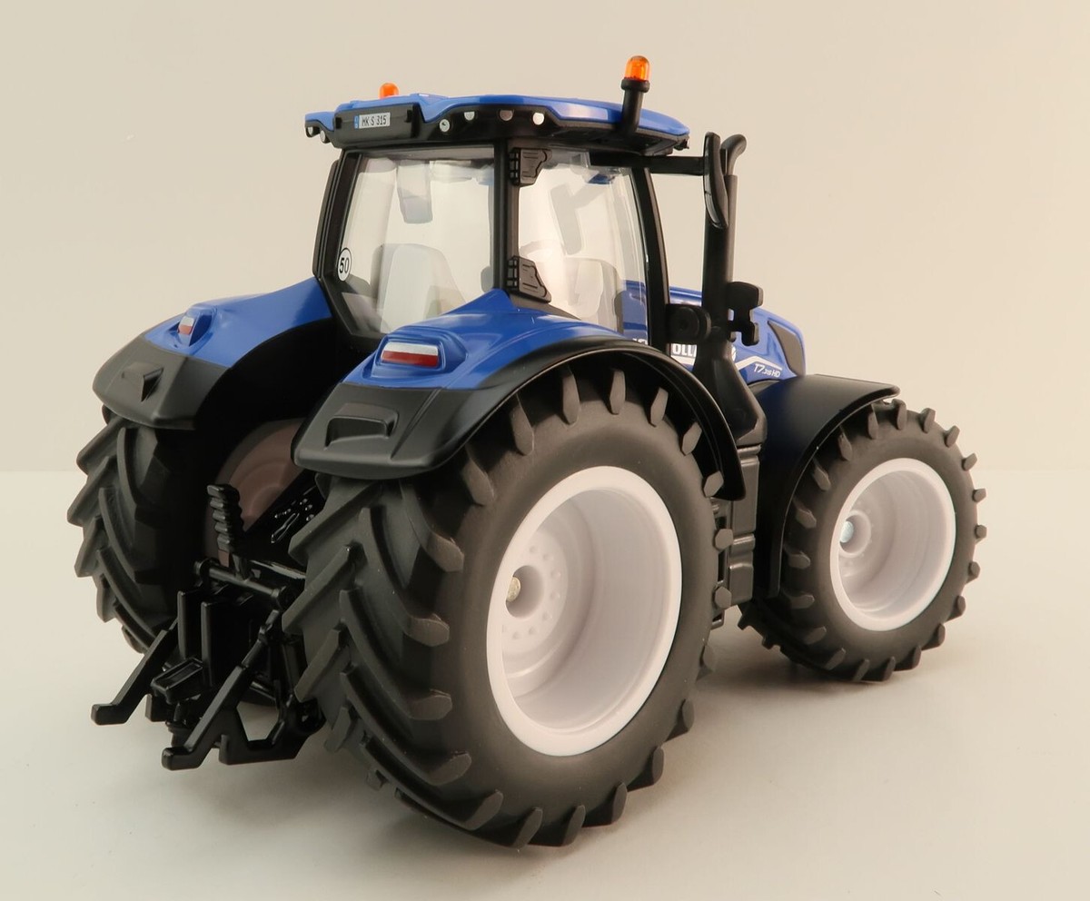 Siku 3291, New Holland T7.315 HD, Toy Tractor, 1:32, Metal/Plastic, Blue, Incl. Front Weight, Opening Bonnet and Trailer Coupling Siku 3291 - New Holland T7.315 1:32 - YouTube
